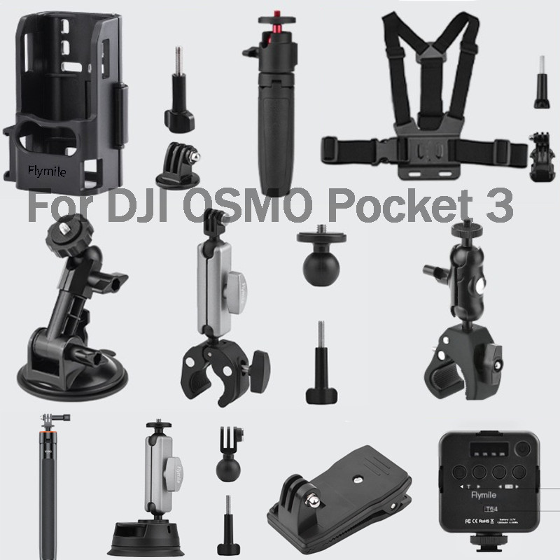 Giá đỡ bộ chuyển đổi mở rộng Pocket 3, Khung mở rộng giày lạnh cho phụ kiện tay cầm Combo DJI Osmo P