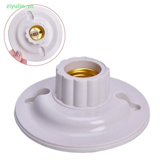 Ziyulin E27 Giá đỡ bóng đèn LED Ổ cắm tròn E27 Đế treo đèn Ổ cắm vít Đế VN