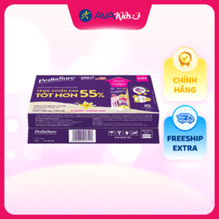 Thùng 48 hộp sữa pha sẵn Abbott PediaSure hương vani 180 ml (1 - 10 tuổi)