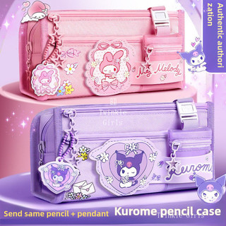  Hộp đựng bút chì dung tích lớn Kuromi Cinnamoroll hộp bút chính hãng cho trẻ em gái My Melody hộp văn phòng phẩm chống nước 