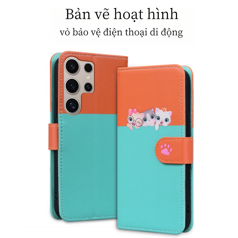 Bao da đựng điện thoại chống sốc cho Samsung Galaxy A57 A56 A55 A37 A36 A35 S26 S25 S24 Ultra S26+ S