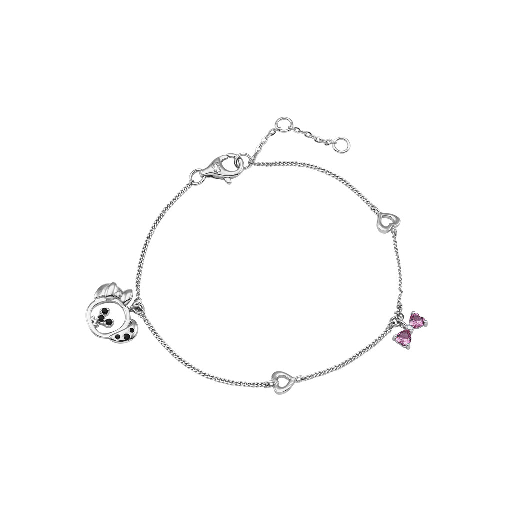 Lắc tay Bạc đính đá Disney|PNJ ZTZTW000011