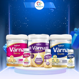 Sữa bột dinh dưỡng và sữa pha sẵn Nutifood Varna Colostrum/Complete/Diabetes dành cho người lớn.