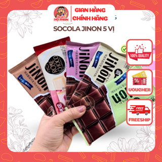  Kẹo Socola JiNon Vị Matcha Hoa Hồng Sữa Dâu ,Nguyên Vị- Ăn Vặt Họ Phan 