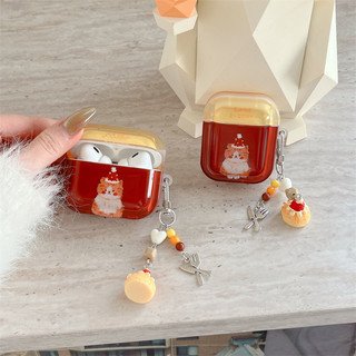 Mèo dự tiệc tranh sơn dầu cho Airpods1 / 2 3 Pro Pro2 Airpod4