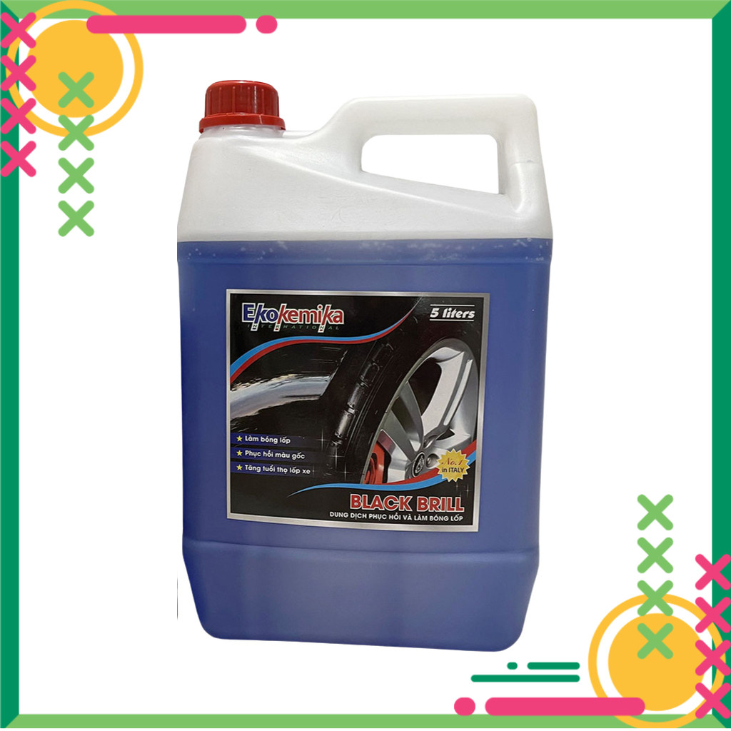 Dung dịch làm bóng, bảo dưỡng lốp EKOKEMIKA BLACK BRILL (5 LÍT)