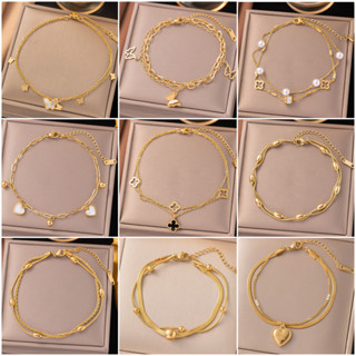 Điểm Thép Titan Thời Trang Mùa Hè Không Phai Màu Vòng Chân Nữ Thời Trang Đơn Giản Vòng Chân Phụ Kiện Quà Tặng Bán Buôn