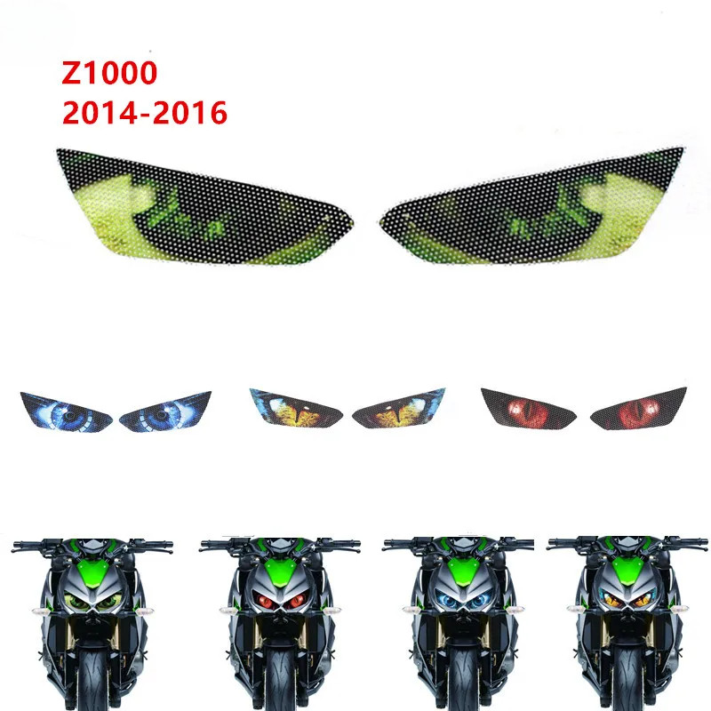 Dành Cho KAWASAKI Z1000 ninja Z1000 2014 2015 2016 Xe Máy Phụ Kiện Đèn Pha Bảo Vệ Miếng Dán Đèn Pha 