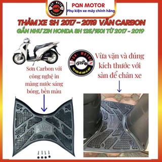 Thảm Để Chân Sh 2017 - 2019, Sh 2012 - 2016, Sh 125/150i Vân Carbon Chính Hãng Aristar