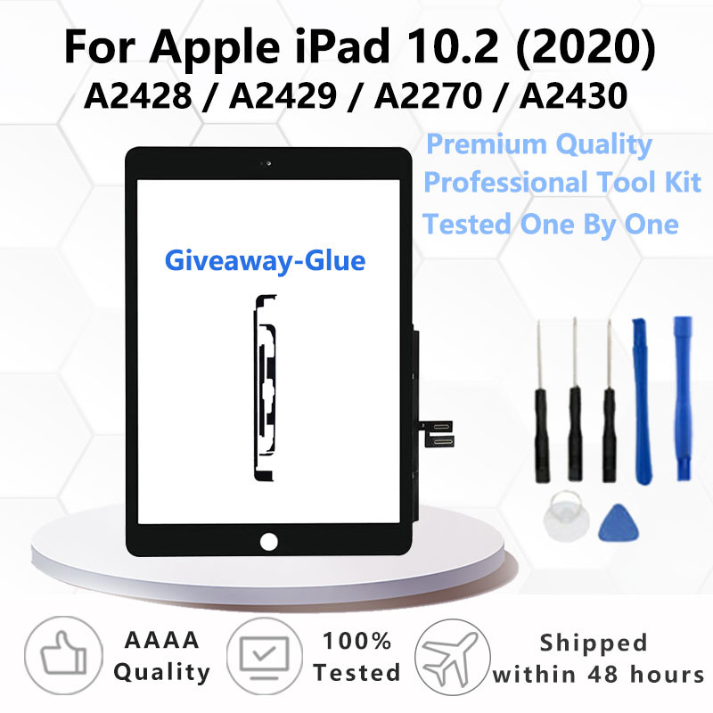 Màn Hình Cảm Ứng Mới Cho Apple iPad 10.2 (2020) A2428 / A2429 / A2270 / A2430 LCD Bên Ngoài Số Hóa C