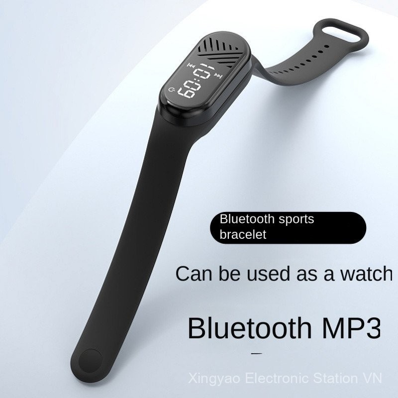 Bluetooth MP3 wristband strap with speaker, external sound, student music player, sports and fashion