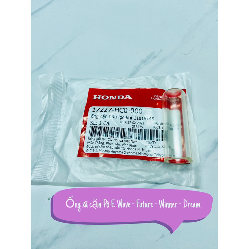 Ống hơi vs Phe kẹp pô e ( Ống Xã Cặn Pô E ) Dream , Wave , Future