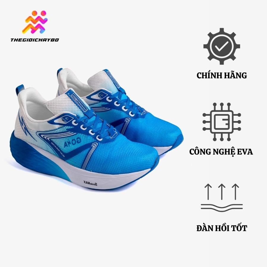 Giày Chạy bộ GOYA Strides 2 -  Xanh Trắng