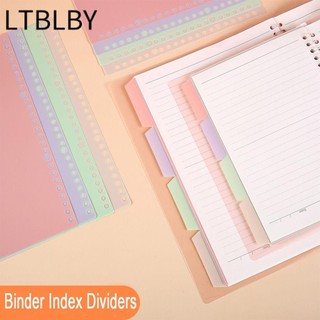 Bộ chia trang chất kết dính LTBLBY Màu sắc kinh doanh Các loại cho thư mục máy tính xách tay 4 Tab