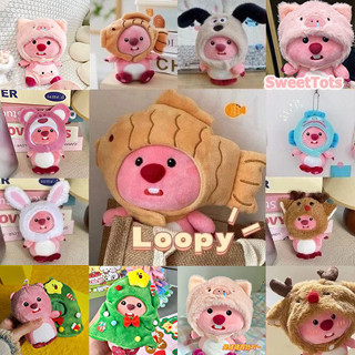 Jigk Loopy Búp Bê Đồ Chơi Gấu Bông Con Búp Bê Nhồi Bông Hình lopy taiyaki Đáng Yêu Gấu Bông Vịt Bông Gấu Bông