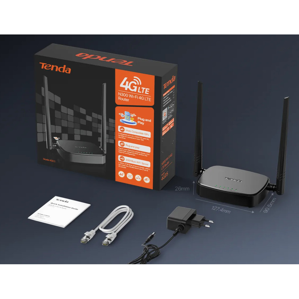 Bộ phát Wifi 4G 300Mbps Tenda 4G05 N300
