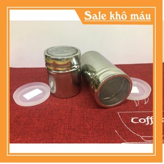 [ Sỉ ] LỌ RẮC BỘT CACAO, MATCHA - Inox