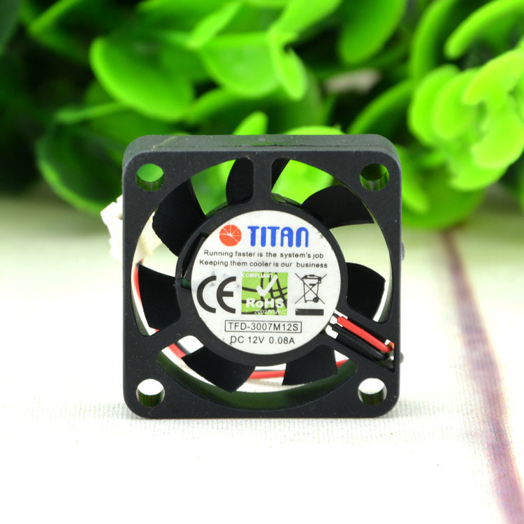 TITAN 12V 0,08 A 3007 TFD-3007M12S 3cm Siêu Mỏng Card Đồ Họa Quạt Làm Mát Im Lặng