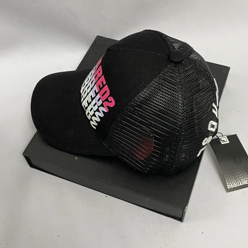 Mũ Lưỡi Trai Phối Lưới DSQUARED2 Khoá Nút Phối màu Hồng, nón kết lưới Dsquared2 phối lưới MU135
