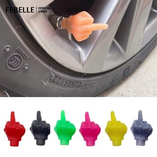 1 Cái / 4 Lốp Xe Ô Tô Nắp Van Trang Trí Bánh Xe Vòi Phun Chống Bụi Lốp Van Thân Mũ Giữa Ngón Tay Tạo Kiểu Phụ Kiện