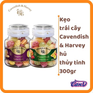 Kẹo trái cây Cavendish & Harvey hủ thủy tinh 300gr