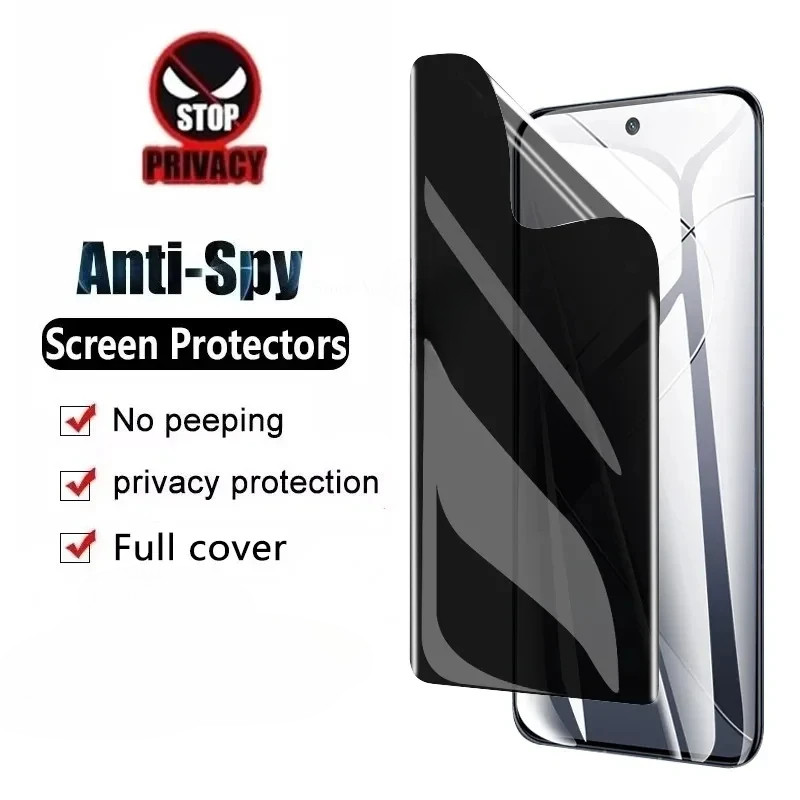 RealmeGT5 GT7 GT7T GT6 GT6T 2 Chiếc 900D Chống Gián Điệp Riêng Tư Mềm Hydrogel Cho Realme GT 7 7T 6T