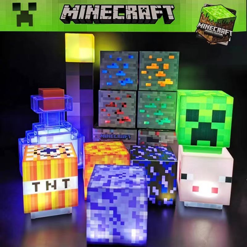 Cung cấp đèn pin Minecraft Đèn pin sạc trò chơi ban đêm