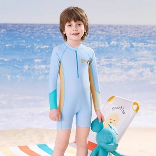 Bộ Đồ Bơi Trẻ Em Disney Bé Trai 2025 Phong Cách Mới Mùa Hè Bé Trai Một Mảnh Chống Nắng Dài Tay Vừa Lớn Đồ Bơi Trẻ Em