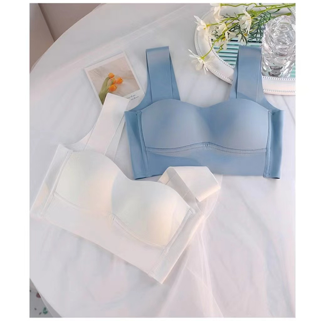 Braramiii Bra Quần Lót Size 32-38 Inch Màu Sắc Nhẹ Nhàng Không Dây Nữ