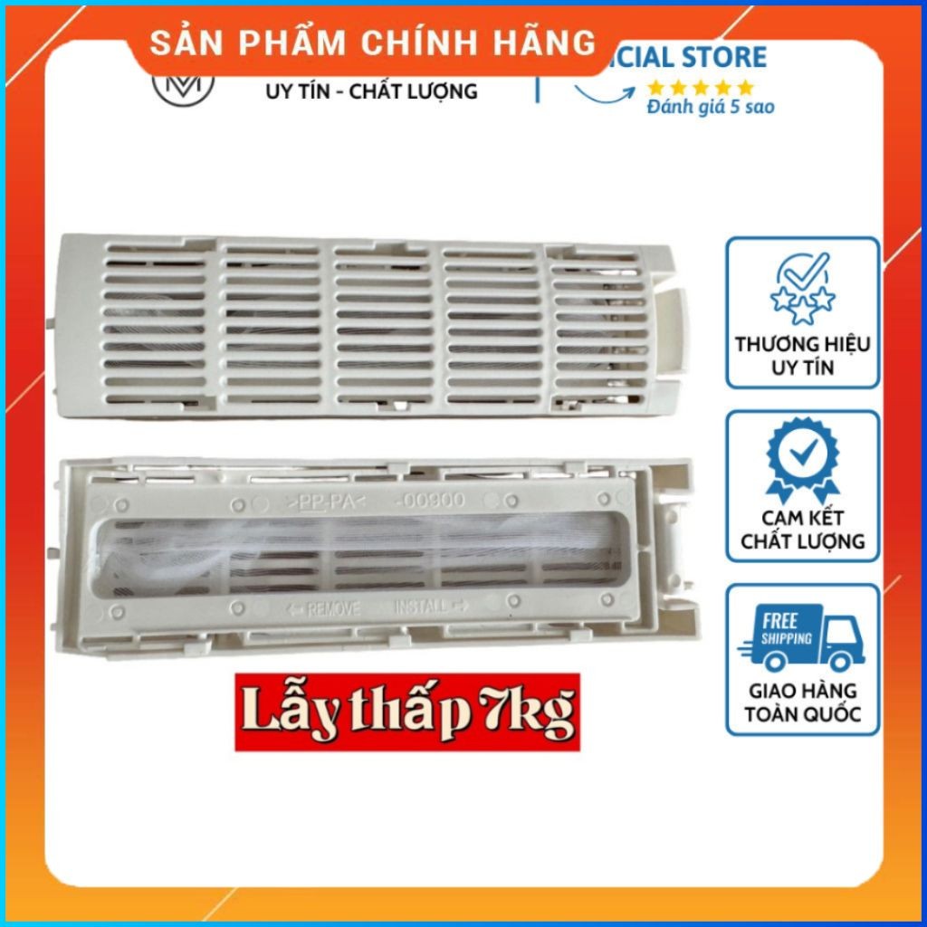 Túi Lọc Rác - Lưới Lọc Rác Máy Giặt Sanyo 7kg (lẫy thấp) Thiết Kế Chắc Chắn