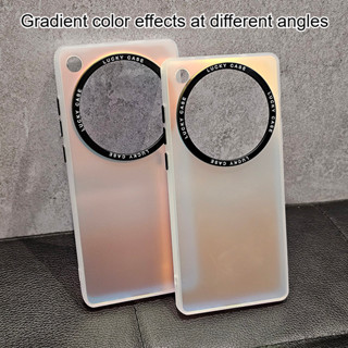  Dành Cho OPPO Find X8 X7 X6 X5 Pro Thời Trang Đơn Giản Aurora Dazzle Gradient Full Cover Vỏ Điện Thoại PC Chống Sốc RENO 12 11 10 9 8 7 6 5 Pro 