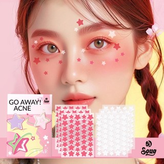 Soug Siêu Mỏng Hình Ngôi Sao Mụn Miếng Dán Thoáng Khí PE Patch 240 Cái / hộp Chăm Sóc Da Pimple L4K2