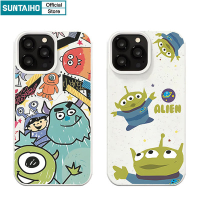 Suntaiho Ngộ nghĩnh Vỏ Độc Đáo Graffiti Họa Tiết Quái Vật Ốp lưng Iphone 16 15 14 13 12 11 Pro Max IP 7 8 Plus Iphon X Xs XR Xs Max Silicon Mềm Cao Cấp Chống Sốc Ốp Lưng