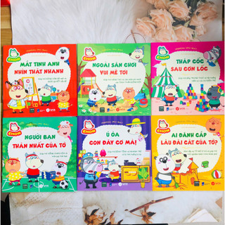 Sách - Ehon Wolfoo - Combo 6 cuốn