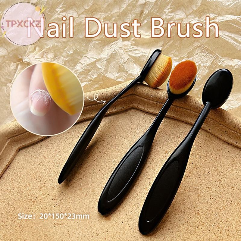 Tpxckz 1PC Soft Nail Cleaner Soft Dust Brush Remover Dip Brush VN