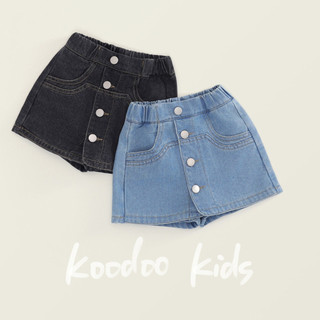 Cô Gái Denim Culottes Váy Quần Quần Jean Cho Bé Gái Quần Áo Trẻ Em Thể Thao Bé Gái Trang Phục