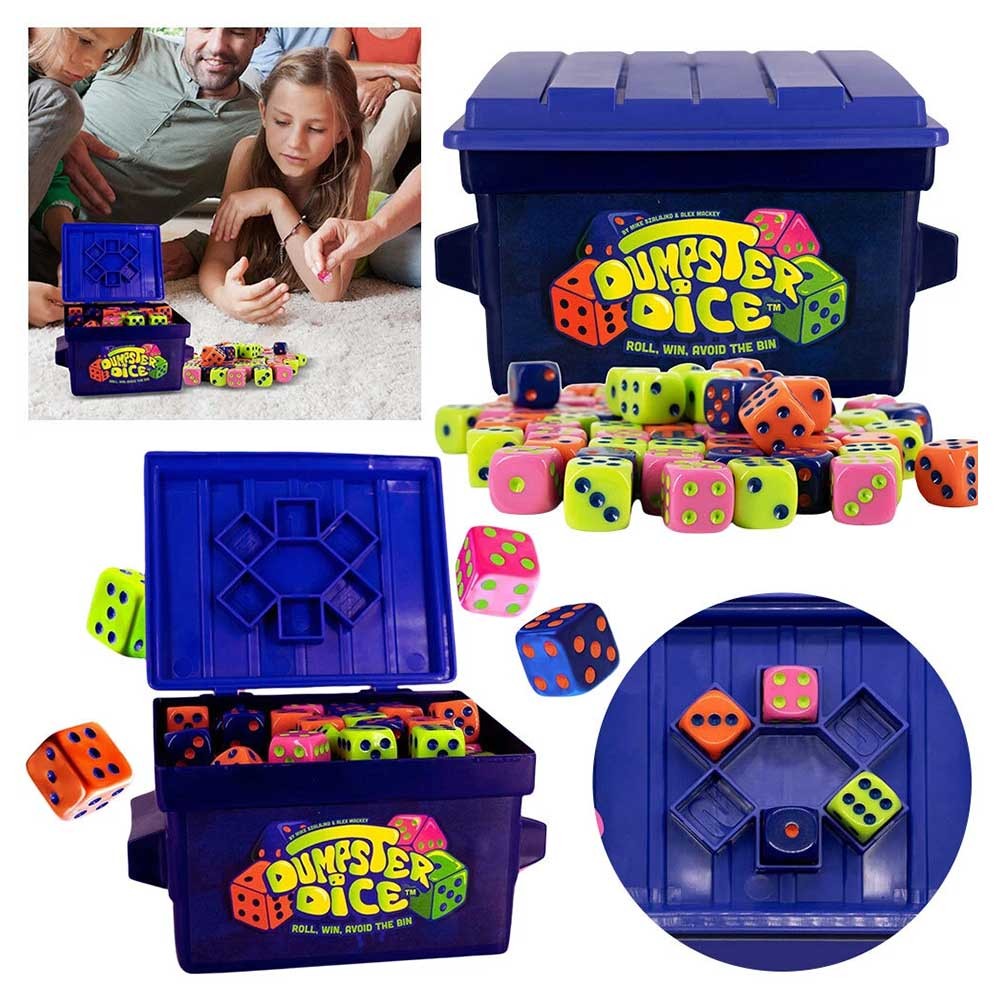 Dumpster Dice Fast paced Family Dice Game