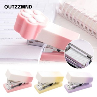  Bộ ghim QUTZZMND Móng vuốt mèo Gradient có kim bấm kim Mini Chất kết dính giấy đa chức năng cầm tay trở lại trường Quà tặng 