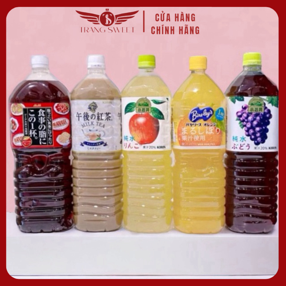 Trà Oolong Ô Long Nhật Bản chai 1,5lít - Trà sữa Kirin, nước ép táo Kirin, nước ép nho Kirin, Trà Ol