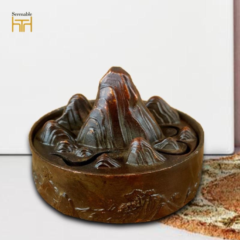 Mountain Censer Home Fragrance SPA Party có nắp cuộn hương