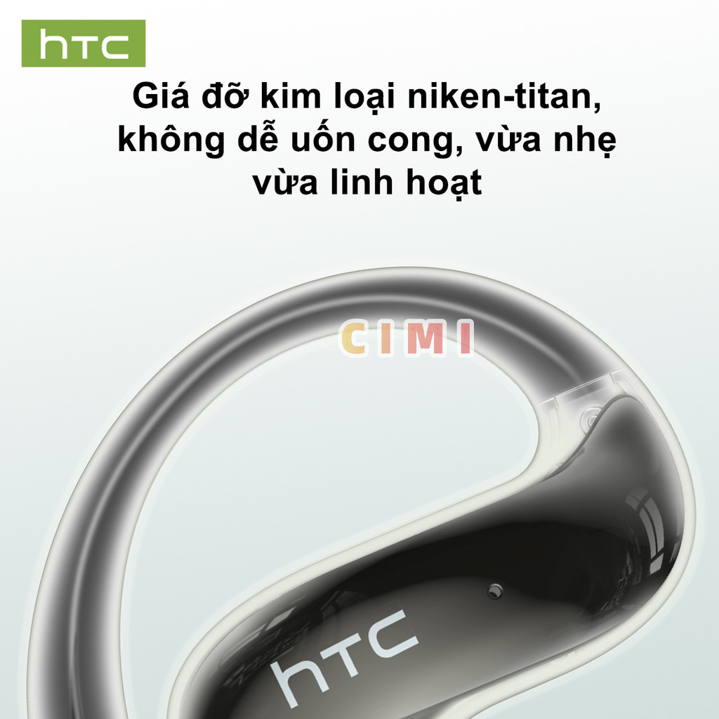 Tai nghe Bluetooth HTC NE19 Dẫn truyền xương Tai nghe thể thao Khử tiếng ồn không dây Tai nghe chơi game Dịch AI Tai nghe Bluetooth 144 ngôn ngữ | BigBuy360 - bigbuy360.vn