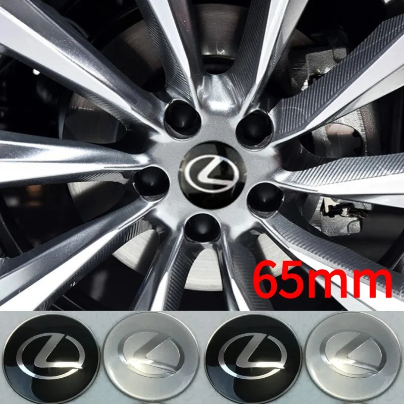 65MM Hợp Kim Bánh Xe Ô Tô Hubcap Miếng Dán Trung Tâm Dành Cho Xe Lexus NX200T ES250 ES300 ES350 RX35