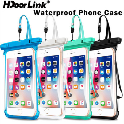 Hdoorlink Ốp Điện Thoại Chống Nước Cho Điện Thoại Đa Năng Điện Thoại Trong Suốt Dưới Nước Túi Bảo Quản Túi Khô Bơi Lặn Bảo Vệ Túi Điện Thoại