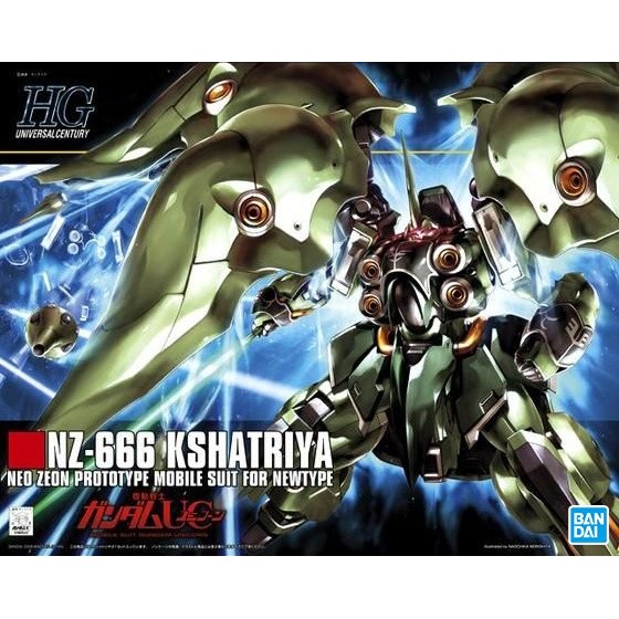 MÔ HÌNH LẮP RÁP 1/144 HGUC NZ-666 KSHATRIYA (ĐỌC MÔ TẢ)