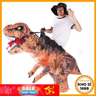 (TẶNG KÈM BỘ BƠM) Bộ đồ khủng long bơm hơi hóa trang cho người lớn đồ hóa trang halloween giáng sinh noel E1122
