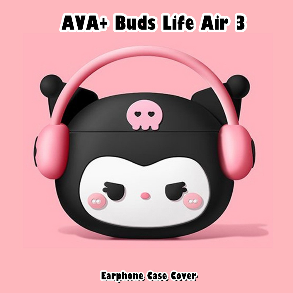 [Chất Lượng Cao] Dành Cho AVA + Buds Life Air 3 Ốp Lưng Cặp Đôi Hoạt Hình Silicon Mềm Vỏ Tai Nghe NO