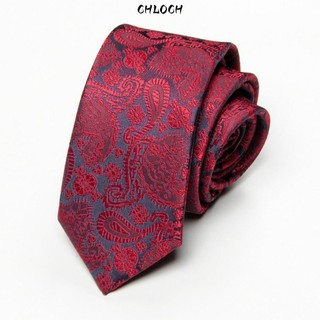 Cà vạt cổ lụa CHLOCH, Jacquard Cravat Điều Họa Tiết Nam Cổ, Retro Slim 6cm Chiều Rộng Phù Hợp Với Dây Buộc Cổ Chổi Cổ Phụ Kiện