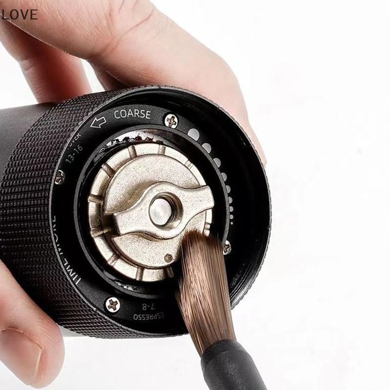 [JJCW] Bàn chải làm sạch máy xay cà phê Bàn chải làm sạch cà phê Bộ bàn chải pha Barista Tools Bàn c