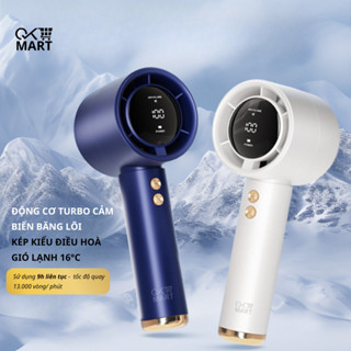 ( Loại 1)  Quạt cầm tay mini gấp gọn 5 cấp độ, sạc pin tiện dụng, nhỏ gọn, dễ mang đi