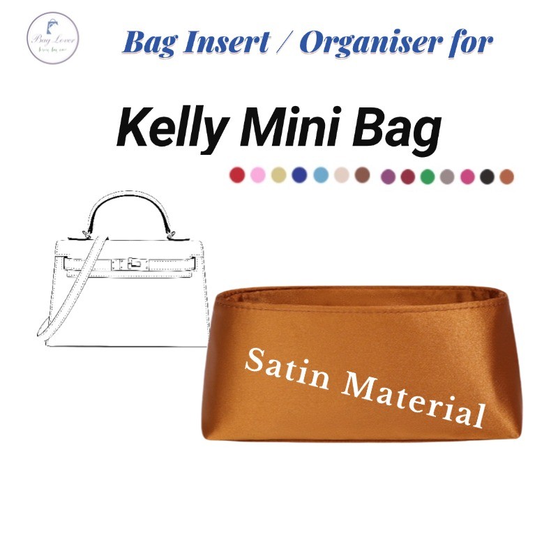Túi Người Yêu | Túi Satin Chèn Cho Kelly Mini / Kelly Pochette Túi Sắp Xếp Túi Sắp Xếp Ngăn Ngừa Vết